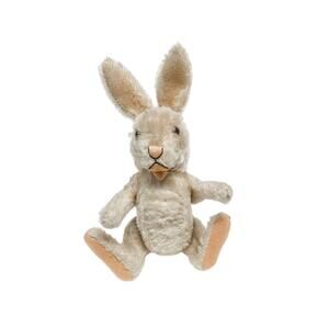 Vintage Steiff Rabbit Fully Jointed Mohair Stuffed Animal 10" Tall
